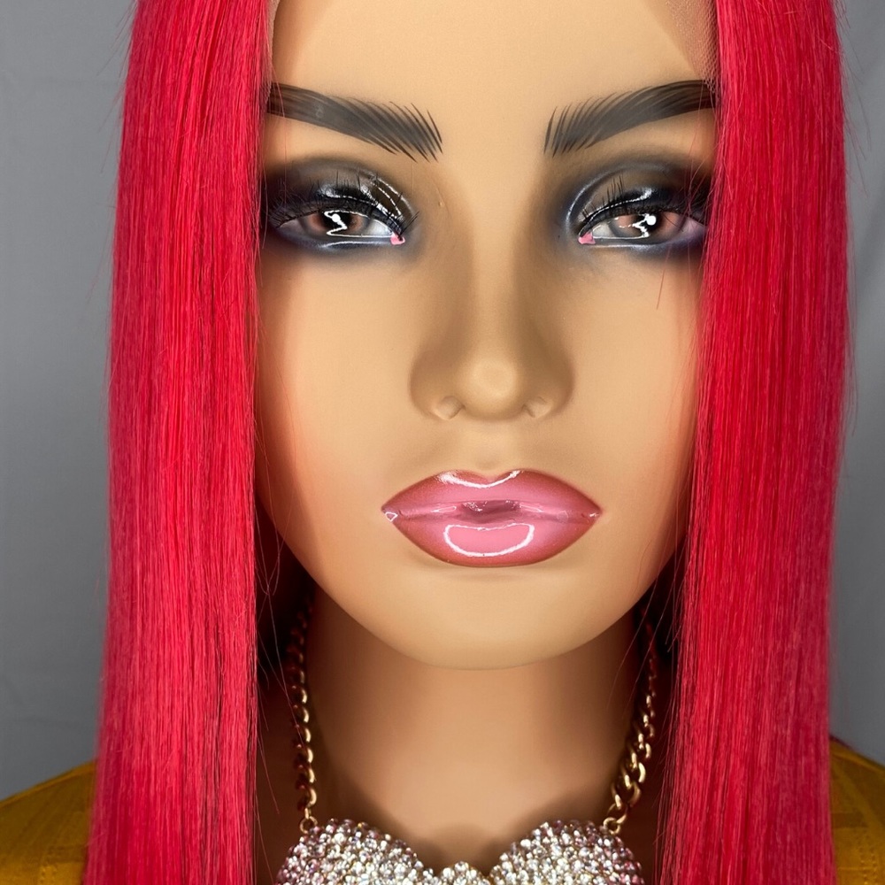 Blonde Wig (custom colored Red) (SOLD)